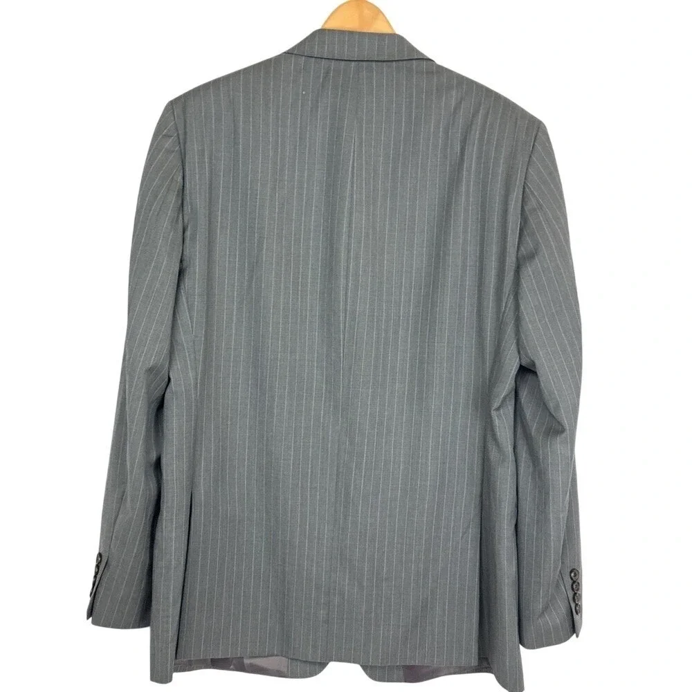 Lauren Ralph Lauren Blazer Mens‎ 42R Slim Fit Gray Wool Suit Jacket Classic